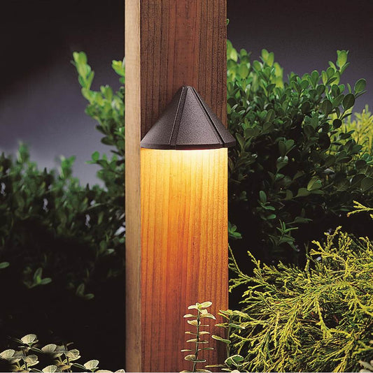 KICHLER 15765AZT30R 12V LED 3000K Mini Deck Light Textured Architectural Bronze
