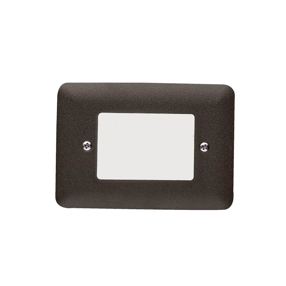 KICHLER 15780AZT27R Mini Step Light (without Louvers) 2700K LED Textured Architectural Bronze