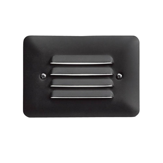 KICHLER 15782BKT30R 3000K Louvered LED Mini Step Light in Textured Black