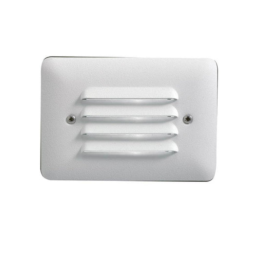 KICHLER 15782WHT27R 2700K Louvered LED Mini Step Light in Textured White