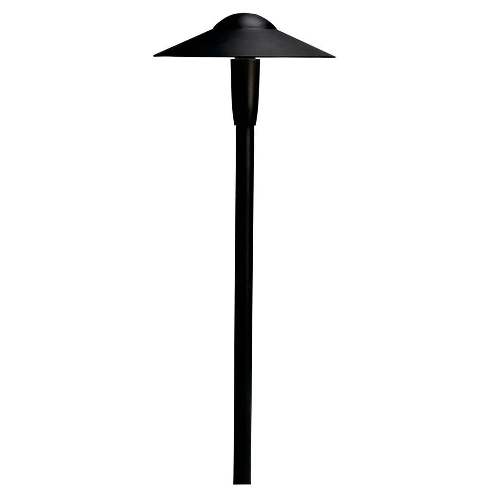 KICHLER 15810BKT27R 8" Dome 2700K LED Path Light Textured Black