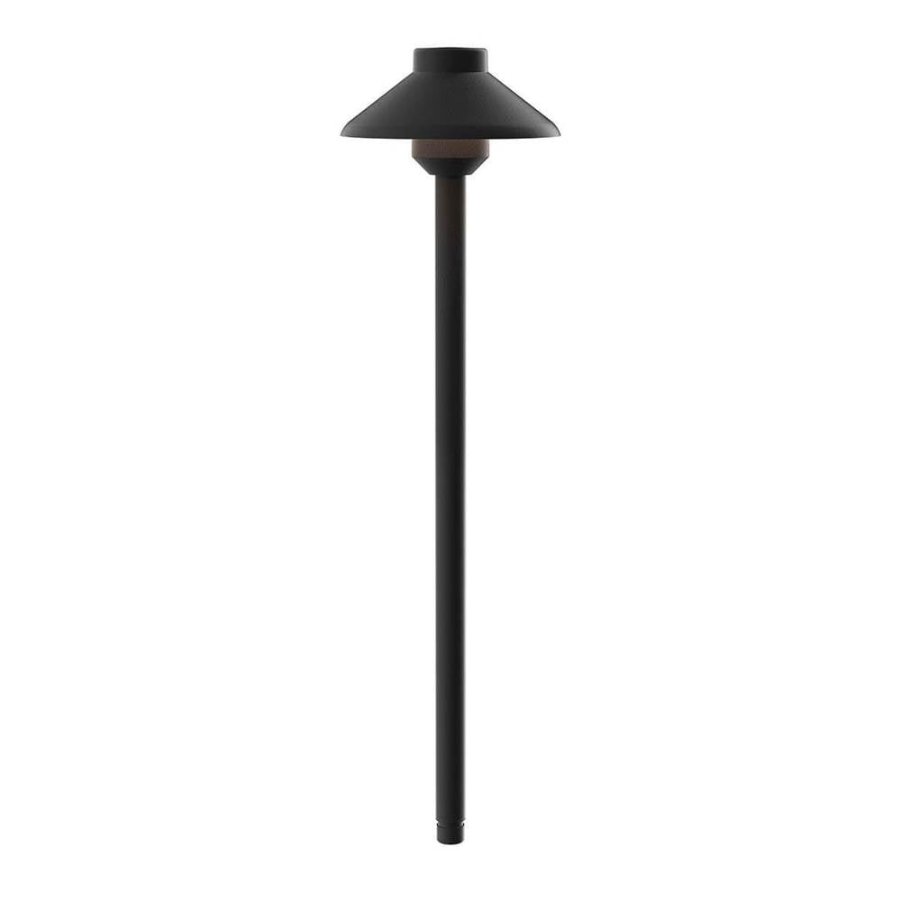KICHLER 15820BKT27 Stepped Dome 12V 2700K Path Light Textured Architectural Bronze