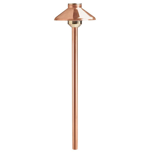 KICHLER 15820CO27 Stepped Dome 12V 2700K Path Light Copper