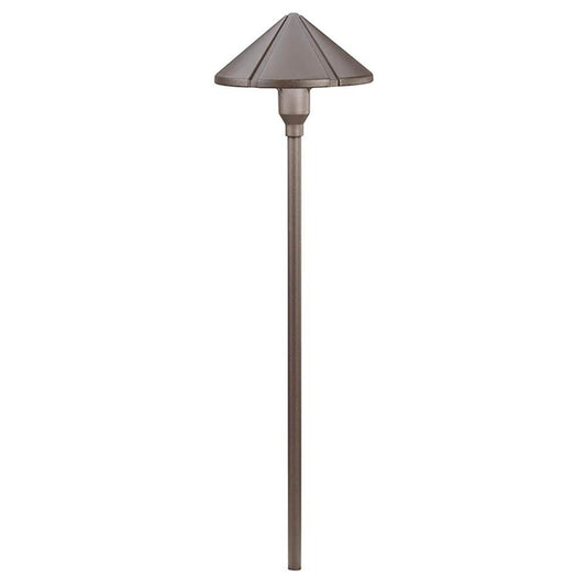 KICHLER 15826AZT30R Center Mount 3000K LED Path Light Textured Architectural Bronze