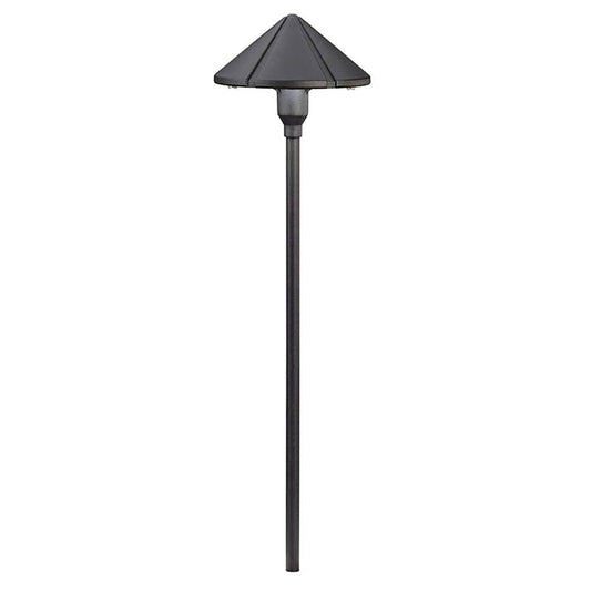 KICHLER 15826BKT27R Center Mount 2700K LED Path Light Textured Black