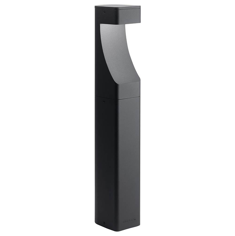 KICHLER 15848BKT Textured Bollard 12V LED Path Light Black