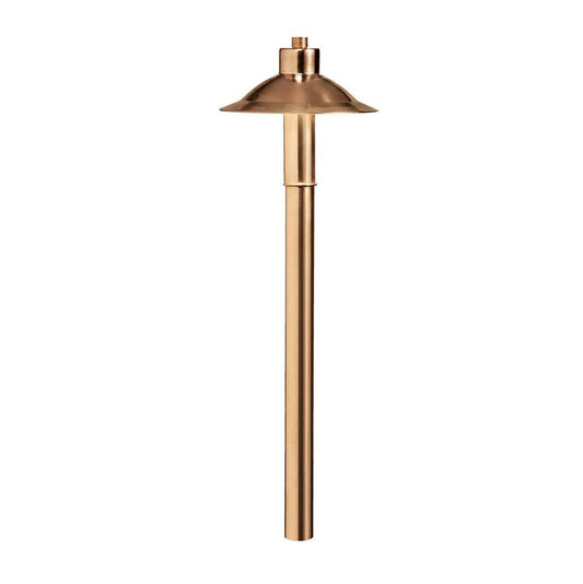 KICHLER 15850CO30R Copper Hat 3000K LED Path Light Copper