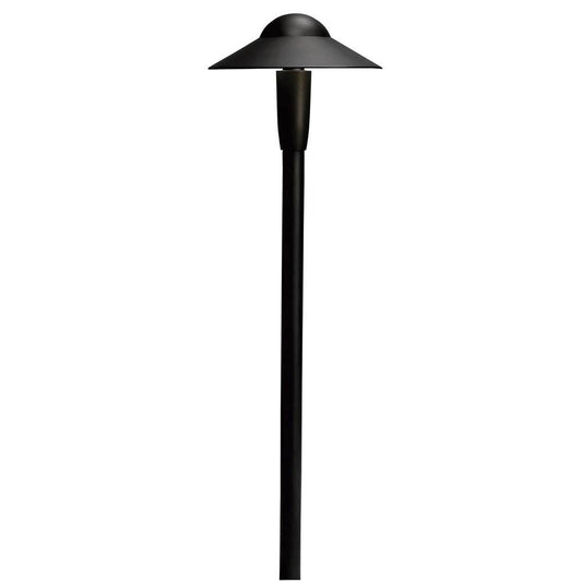 KICHLER 15870BKT27R 6" Dome 2700K LED Path Light Textured Black