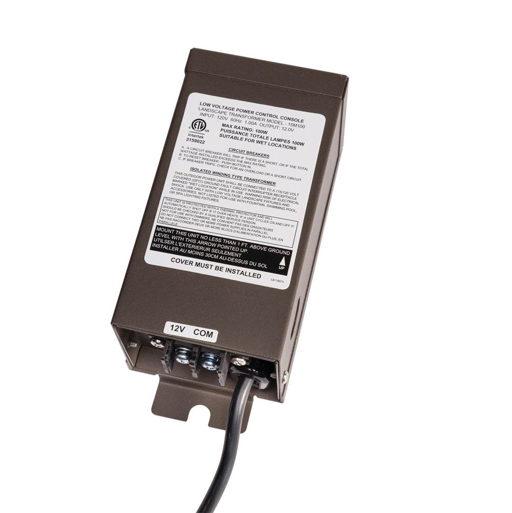 KICHLER 15M100AZT Manual Series 100W Transformer Textured Architectural Bronze