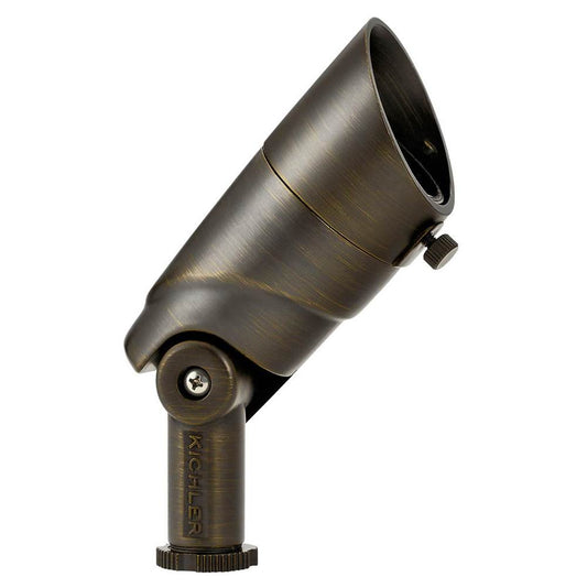 KICHLER 16017CBR30 VLO 3000K Small 60 Degree Wide Flood Centennial Brass