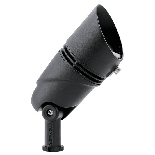 KICHLER 16018BKT30 VLO 3000K Large 15 Degree Spot Textured Black