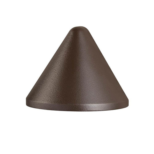 KICHLER 16110AZT30 Fundamentals 3000K LED Deck Light Textured Architectural Bronze