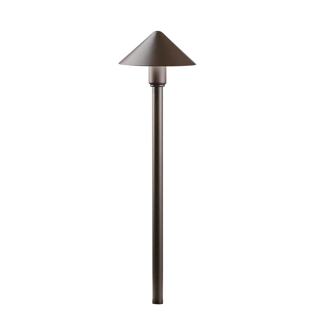 KICHLER 16120AZT30 Fundamentals 3000K LED Path Light Textured Architectural Bronze