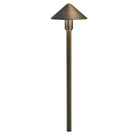 KICHLER 16120CBR30 Fundamentals 12V 3000K LED Path Light Centemmial Brass