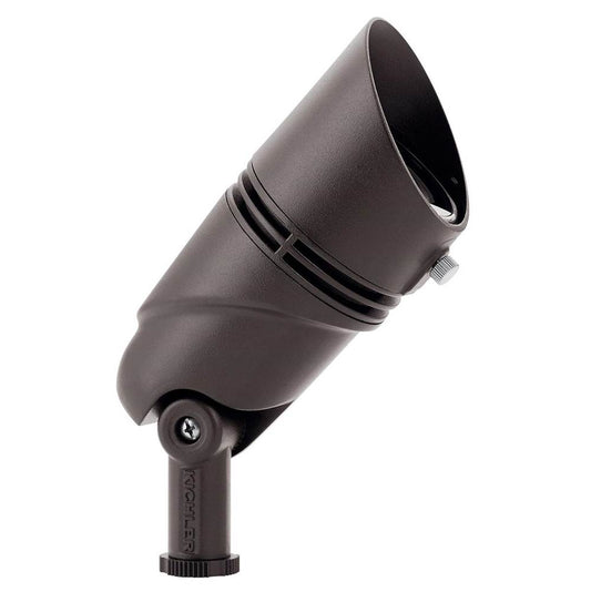 KICHLER 16161AZT30 VLO 3000K 35 Degree LED High Lumen Accent Floodlight Textured Architectural Bronze