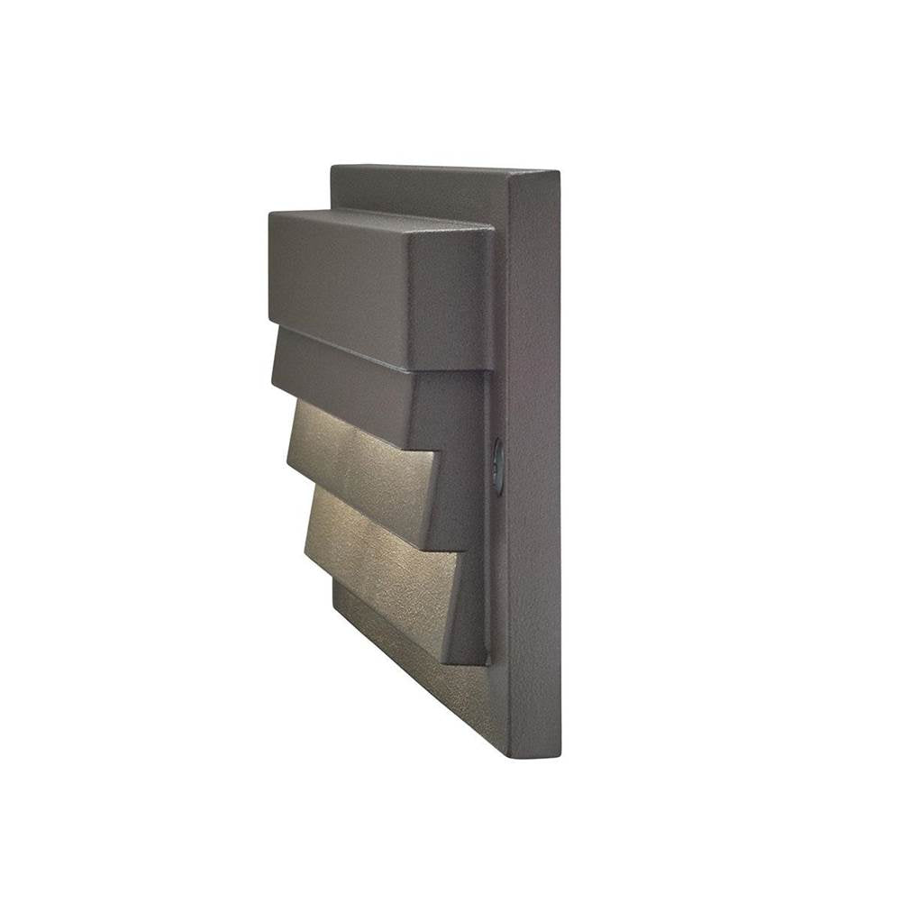 KICHLER 16171AZT30 Landscape Led Surface-Mount Louvered AZT 3000K - Textured Architectural Bronze