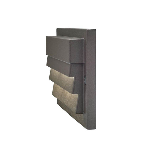 KICHLER 16171AZT30 Landscape Led Surface-Mount Louvered AZT 3000K - Textured Architectural Bronze