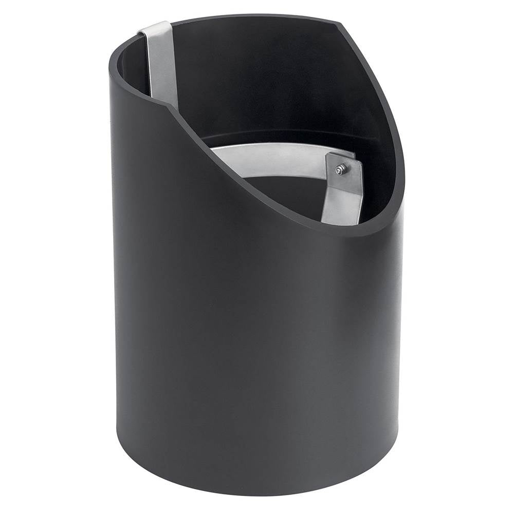 KICHLER 16190BK Uni-Sleeve Universal Well Light Holder Black