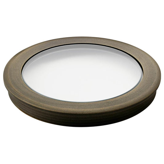 KICHLER 16191CBR Uni-Sleeve Flat Glass Accessory Centennial Brass