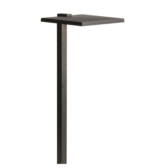 KICHLER 16197BKT30 12 Volt 3000K LED 8" Shallow Shade Path Light in Textured Black