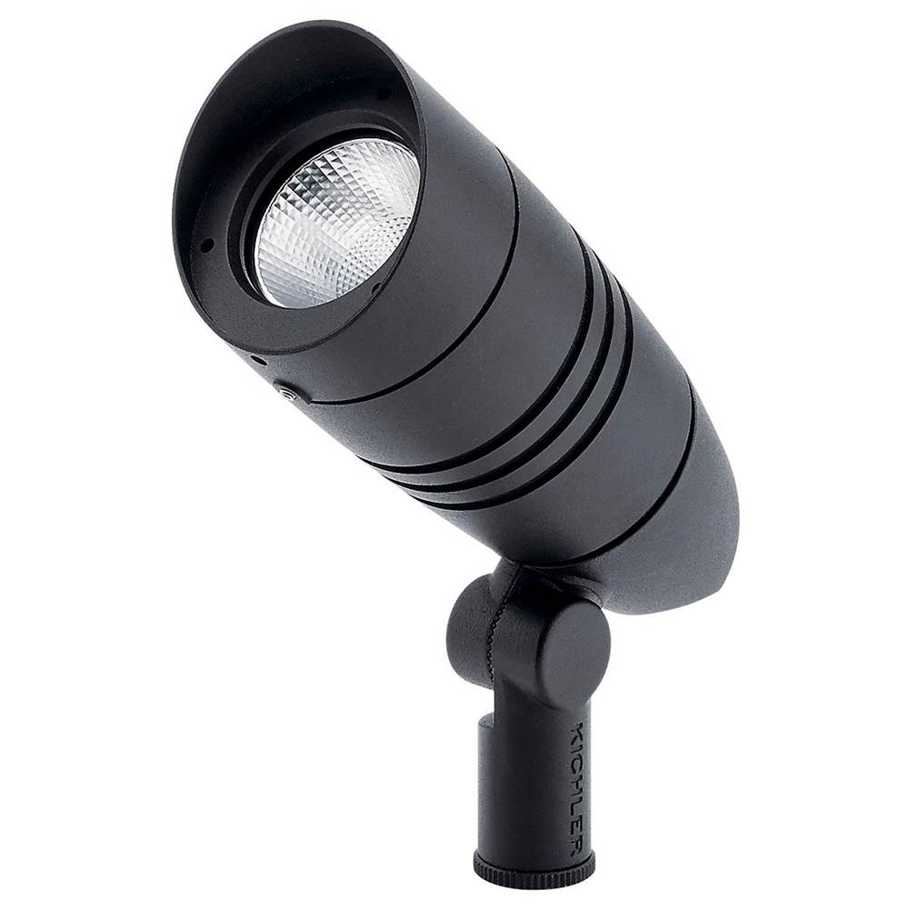 KICHLER 16213BKT30 C-Series 3000K 10W Small Accent 40-Degree Textured Black