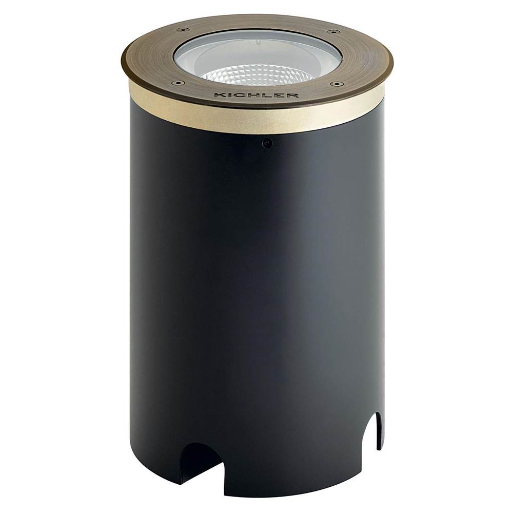KICHLER 16230CBR40 C-Series 20W 45 Degree 4000K In-Ground Centennial Brass