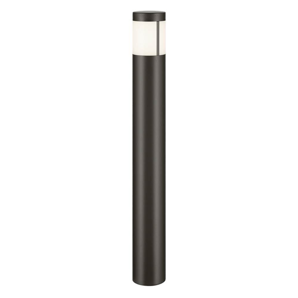 KICHLER 16265AZT30 12 Volt 3000K Led 24" Round Bollards In Textured Architectural Bronze