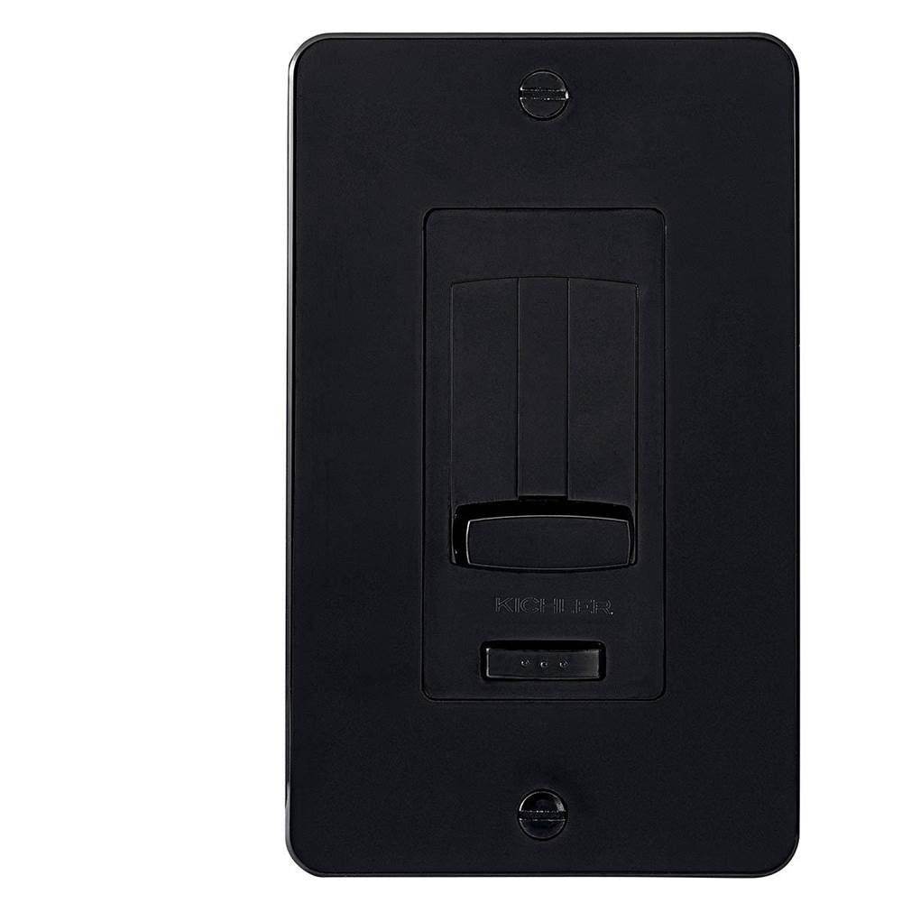 KICHLER 1DDTRIMBK Face Plate and Trim Accessory for the 4DD or 6DD LED Driver + Dimmer Black