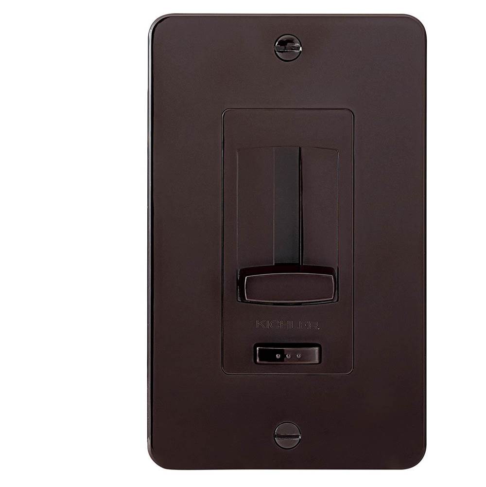 KICHLER 1DDTRIMBW Face Plate and Trim Accessory for the 4DD or 6DD LED Driver + Dimmer Brown