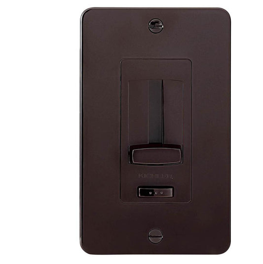 KICHLER 1DDTRIMBW Face Plate and Trim Accessory for the 4DD or 6DD LED Driver + Dimmer Brown