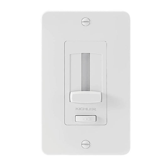KICHLER 1DDTRIMWH Face Plate and Trim Accessory for the 4DD or 6DD LED Driver + Dimmer White