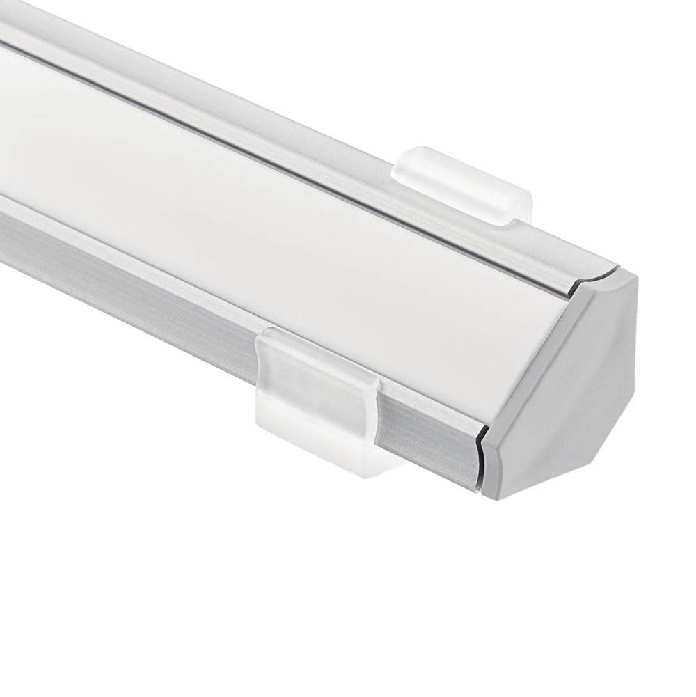 KICHLER 1TEK145SF4SIL TE Standard Series 4' Kit 45 Degree Surface Channel Silver