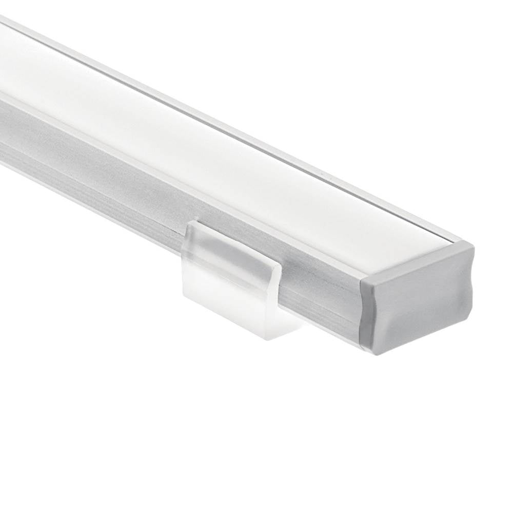 KICHLER 1TEK1STSF4SIL TE Standard Series 4' Kit Standard Depth Surface Channel Silver