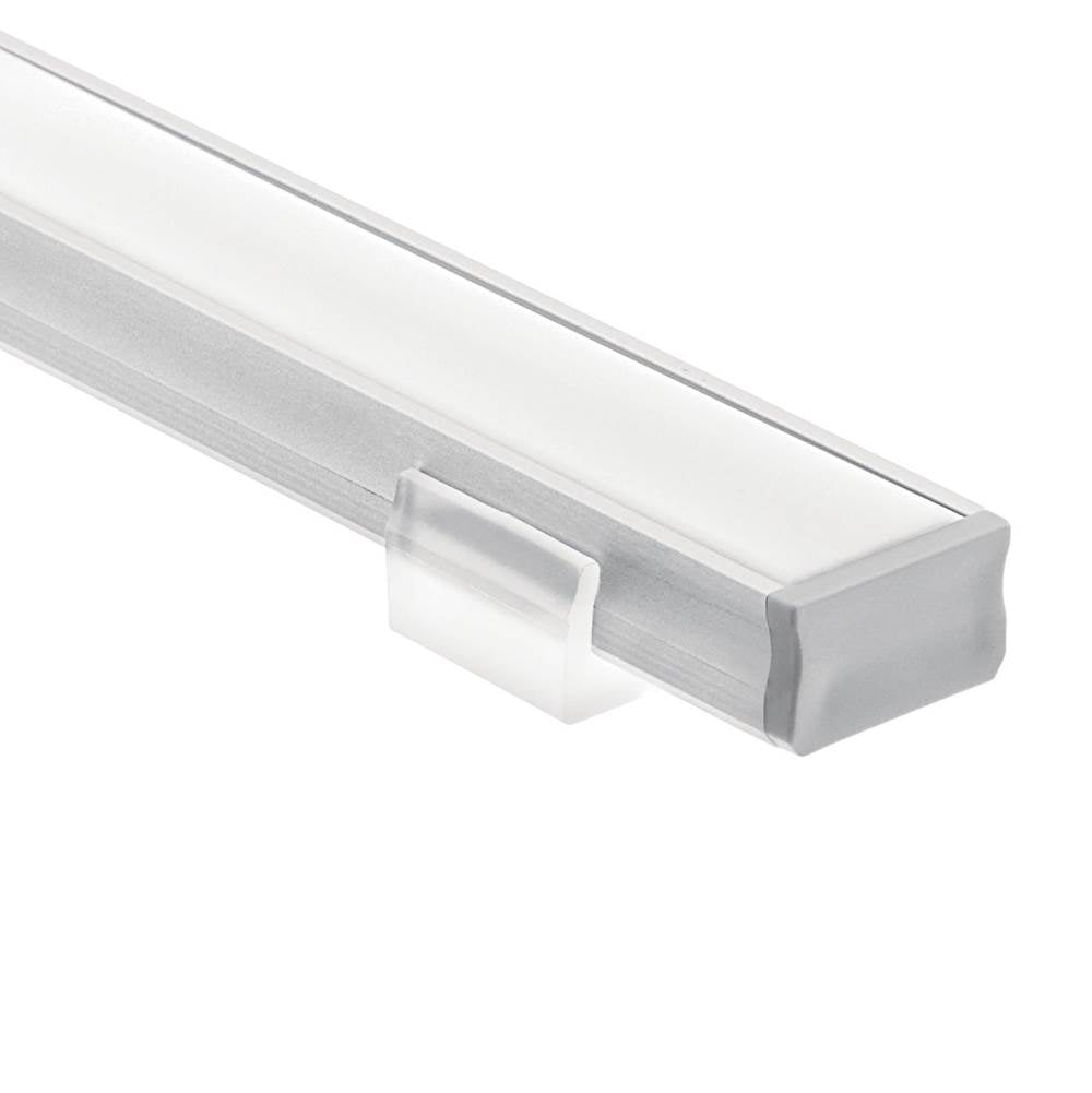 KICHLER 1TEK1STSF8SIL TE Standard Series 8' Kit Standard Depth Surface Channel Silver
