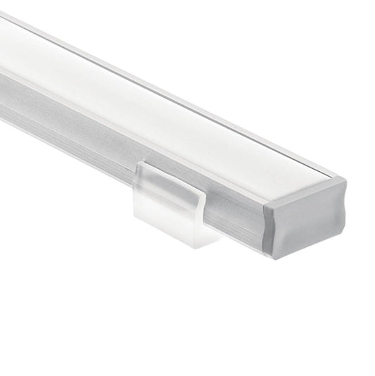 KICHLER 1TEK1STSF8SIL TE Standard Series 8' Kit Standard Depth Surface Channel Silver