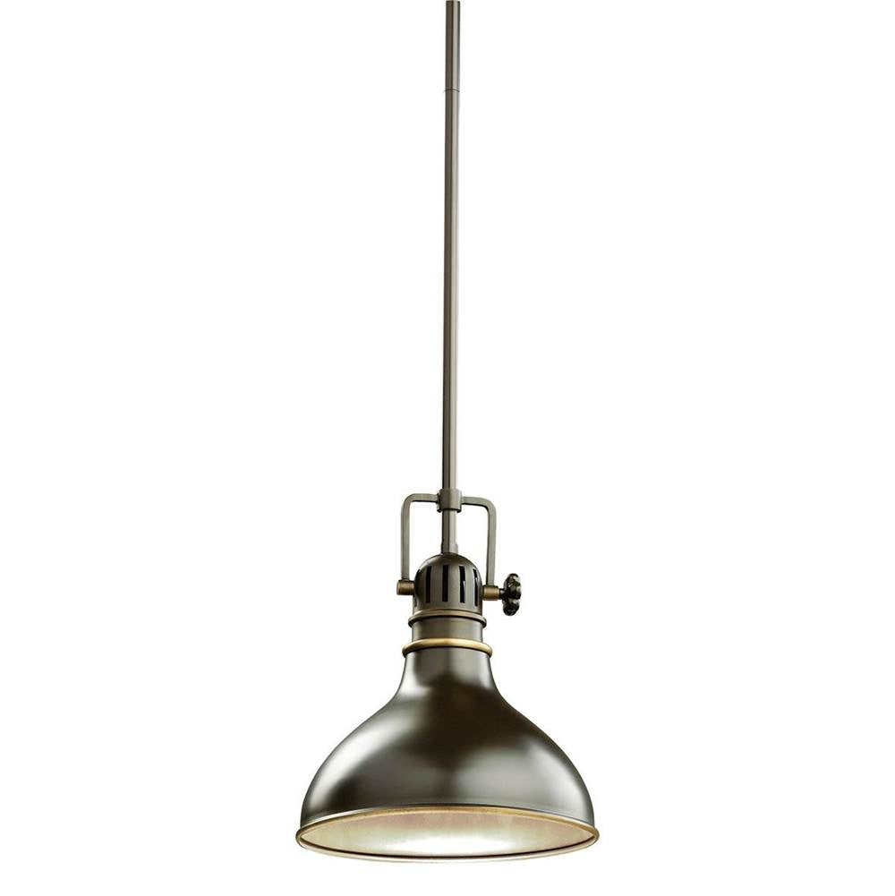 KICHLER 2664OZ Hatteras Bay 10.25" 1 Light Mini Pendant Olde Bronze