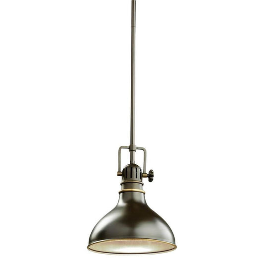 KICHLER 2664OZ Hatteras Bay 10.25" 1 Light Mini Pendant Olde Bronze