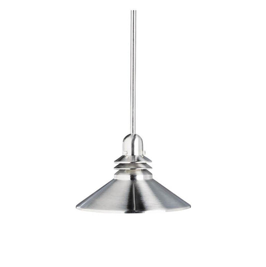 KICHLER 2714NI Grenoble 1 Light Mini Pendant Brushed Nickel