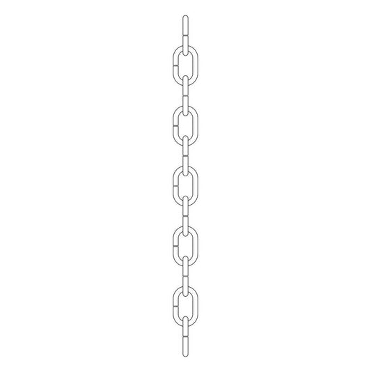 KICHLER 2996PN 36" Standard Gauge Chain Polished Nickel
