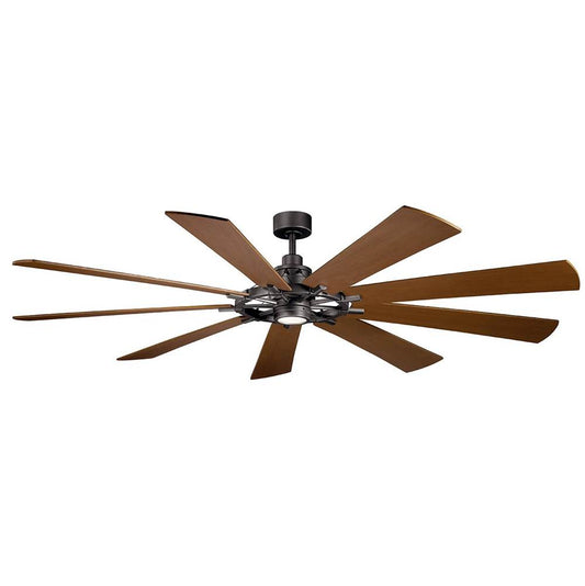KICHLER 300285AVI Gentry XL LED 85" Fan Anvil Iron
