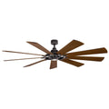 KICHLER 300285WZC Gentry XL LED 85" Fan Weathered Zinc