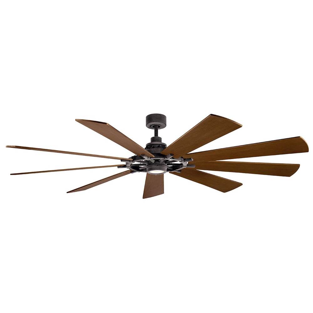 KICHLER 300285WZC Gentry XL LED 85" Fan Weathered Zinc
