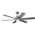 KICHLER 300300WSP Szeplo II LED 60" Fan Weathered Steel