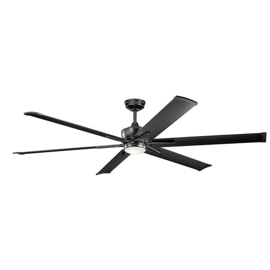 KICHLER 300301SBK Szeplo II LED 80" Fan Satin Black