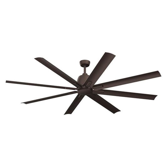 KICHLER 310275SNB 75 Inch Breda 8 Blade Ceiling Fan in Satin Natural Bronze with Satin Natural Bronze Blades