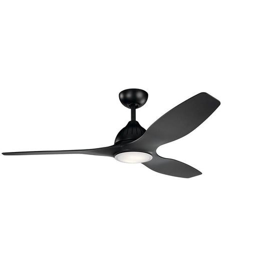 KICHLER 310360SBK Jace LED 60" Fan Satin Black