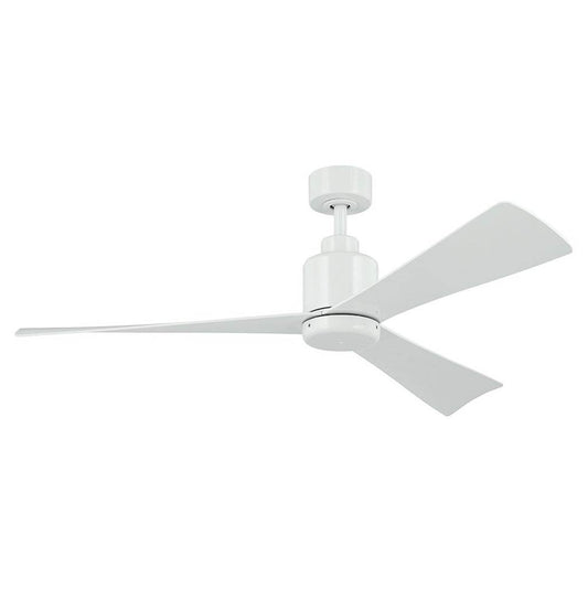 KICHLER 310452WH 52 Inch True Ceiling Fan in White with White Blades