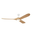 KICHLER 310570MWH 70 Inch Mylo Ceiling Fan With Satin Etch Cased Opal Glass In Matte White With White Maple Wood Blades