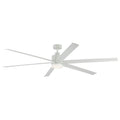 KICHLER 310780MWH 80 Inch Loa Ceiling Fan With Satin Etch Cased Opal Glass In Matte White With White Blades