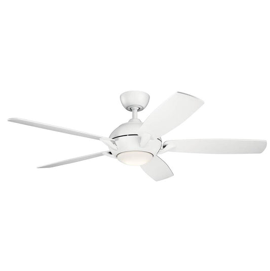 KICHLER 330001MWH Geno LED 54" Fan Matte White